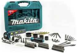 Makita - 120 Piece Pro Tool and Accessory Set